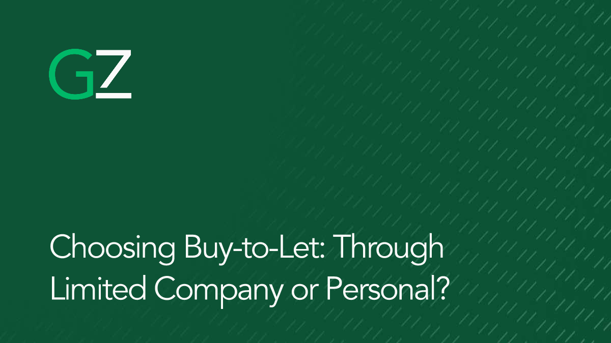 Choosing Buy-to-Let: Through Limited Company or Personal?