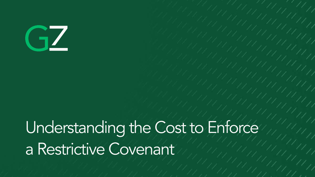 Understanding the Cost to Enforce a Restrictive Covenant